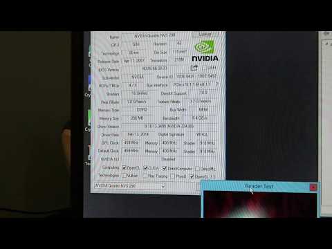 nVidia Quadro NVS 290 Running in an IBM System x3650 M1 Server