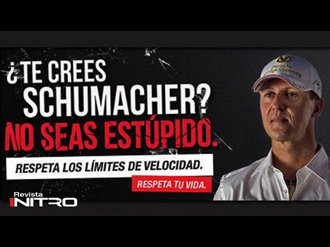Schumacher en campaña Tolerancia Cero al exceso de velocidad