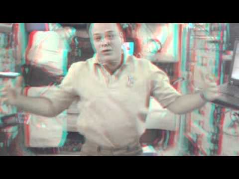 First 3D video transmission live from space