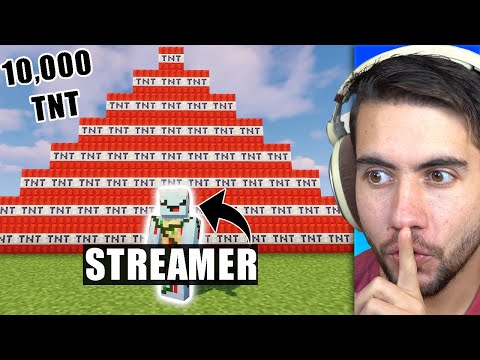 I Joined a YouTubers Livestream Just To Ruin It - Minecraft