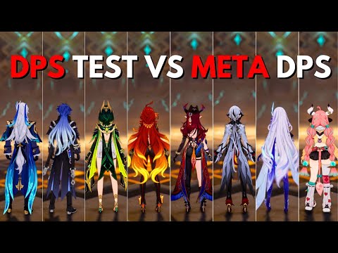DPS Dummy Test VS 10 Strongest DPS Showcase!! [Genshin impact]
