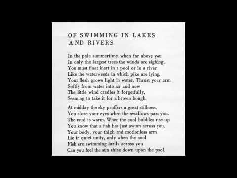 Of Swimming in Lakes and Rivers - Garreth Broke