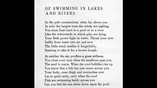Of Swimming in Lakes and Rivers - Garreth Broke