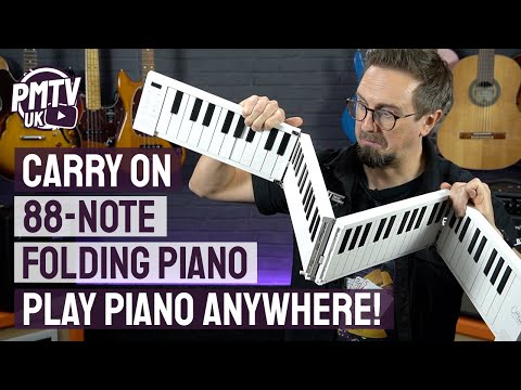Carry-On 88-Key Folding Piano - Review & Demo - A Foldable MIDI Keyboard & Digital Piano!