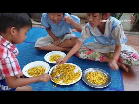 Easy Fried Corn Recipe - Easy Cooking At Home - Food Video Video