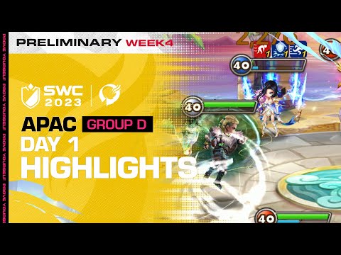 HIGHLIGHTS | ASIA-PACIFIC Preliminary Group D DAY 1 | SWC2023 | Summoners War