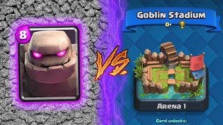 Clash Royale | GOLEM TROLLING ARENA 1! | *FUNNY MOMENTS* (Drop Trolling #33)