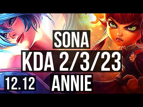 SONA & Kai'Sa vs ANNIE & Samira (SUP) | 900+ games, 2/3/23, 1.1M mastery | EUW Grandmaster | 12.12