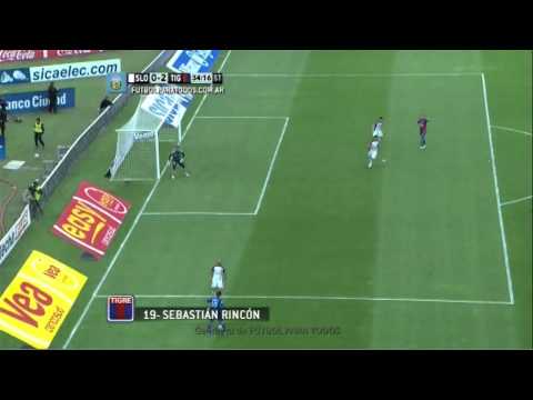 Gol de Rincón. San Lorenzo 0 - Tigre 2. Fecha 10. Primera División 2014. FPT