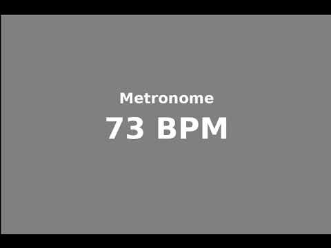 metronome 73 bpm
