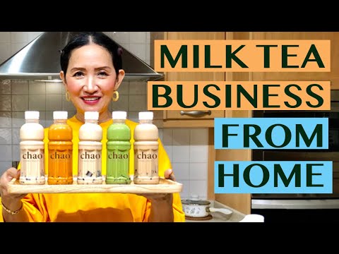 INSTANT BUSINESS@HOME: CHÁ DE BOLHA ENGARRAFADO - CHÁ DE LEITE TAILANDÊS E CHÁ VERDE DE JASMIM TAILANDÊS