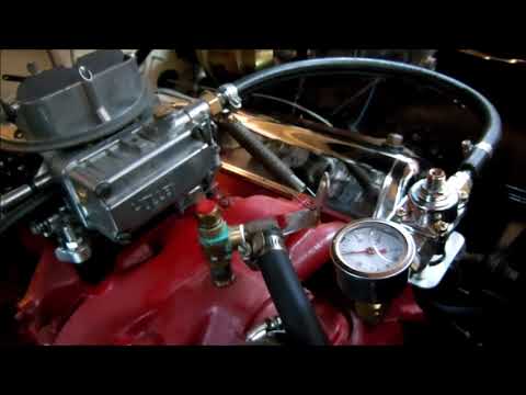 Holley 1850 Install and Initial Tune on the 292 Ford Y Block 1955 Ford Fairlane