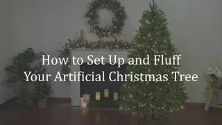 How to Set Up and Fluff Your Artificial Christmas Tree from Christmas.com
