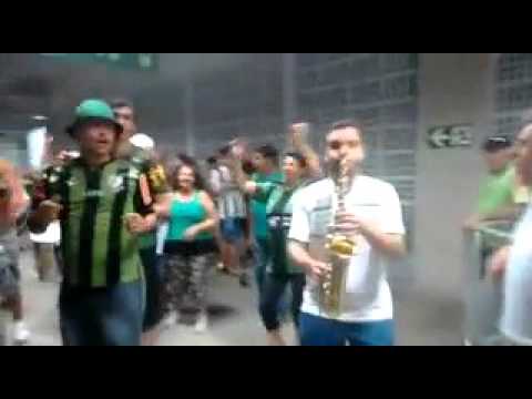 "Saida da Barra Una no jogo America x Vitoria" Barra: Barra Una • Club: América Mineiro