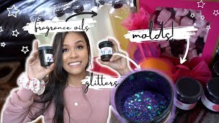 Massive Bath Bomb Supplies Haul / Fizz Fairy Molds, Glitters, and Fragrance Oils / making bath bombs