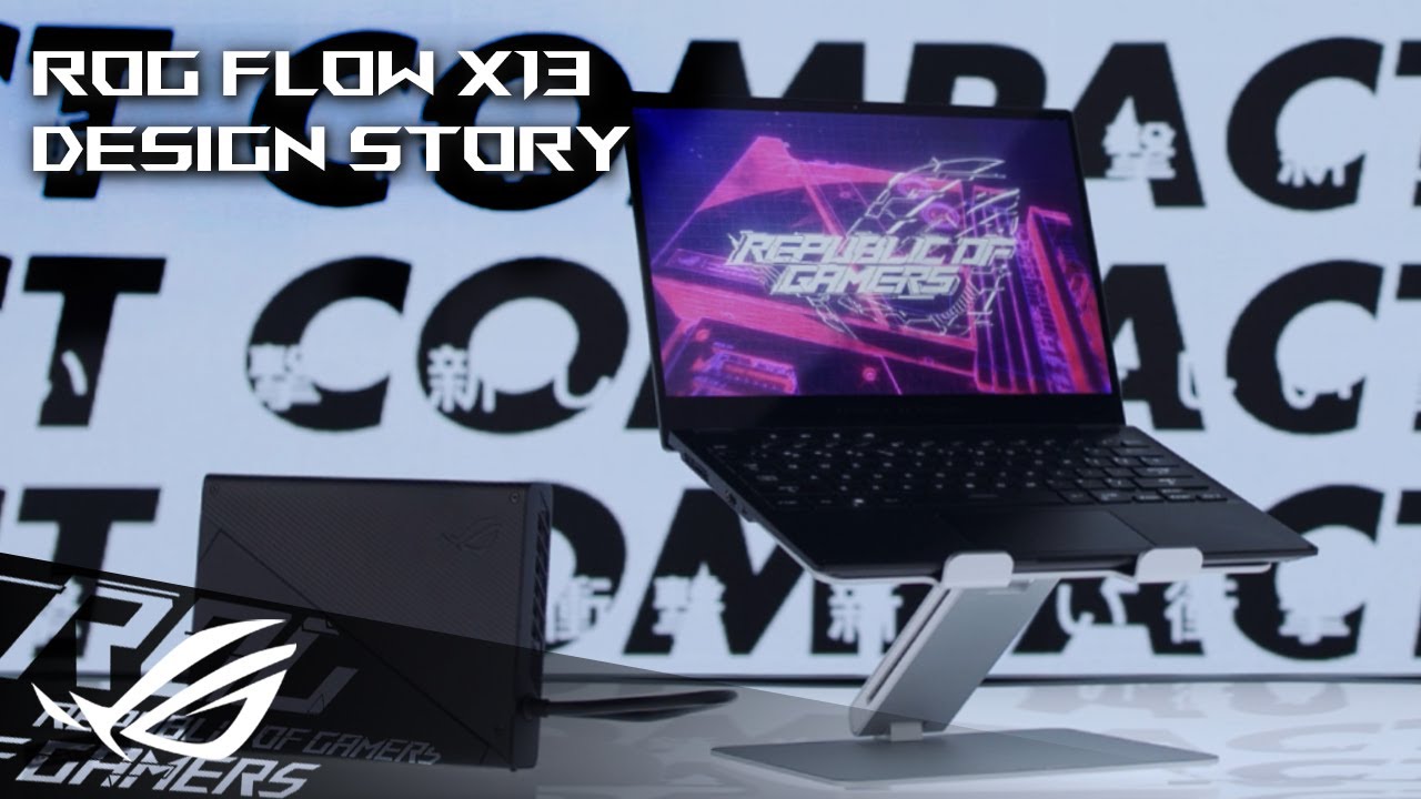 Ноутбук Asus ROG Flow X13 GV301QH-K5228T Off Black (90NR06C5-M11210) + GTX 1650 video preview