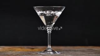 Dry Martini in Black Background - Stock Footage | VideoHive 15383633