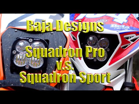 Baja Designs Squadron PRO vs SPORT