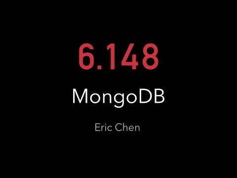 6.148 - Web Essentials: MongoDB