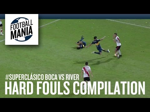 Boca Vs River - Hard Fouls Compilation - Copa Libertadores 2015