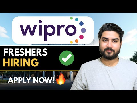 Wipro Hiring Freshers🔥Apply Now