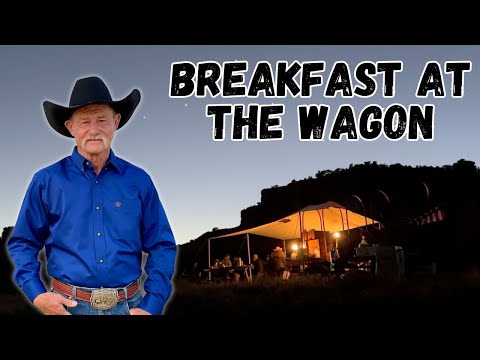 Wyoming Cowboy Breakfast | Sourdough Pancakes at the Chuck Wagon