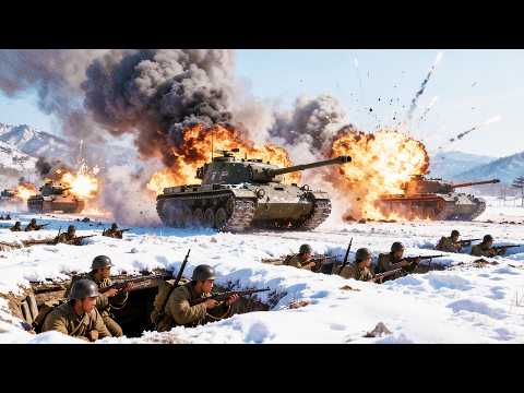 US Tanks Wiped Out! The Most Epic Korean War Ambush Ever Filmed!#KoreanWar