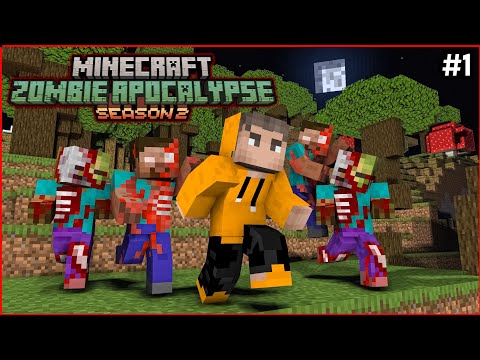 Minecraft Zombie Apocalypse | S2 | #1 | THE COSMIC BOY