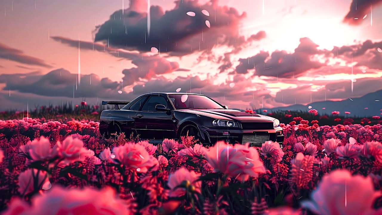 Rain-Soaked GT-R Live Wallpaper | Cinematic AI Car Animation | 4K HD