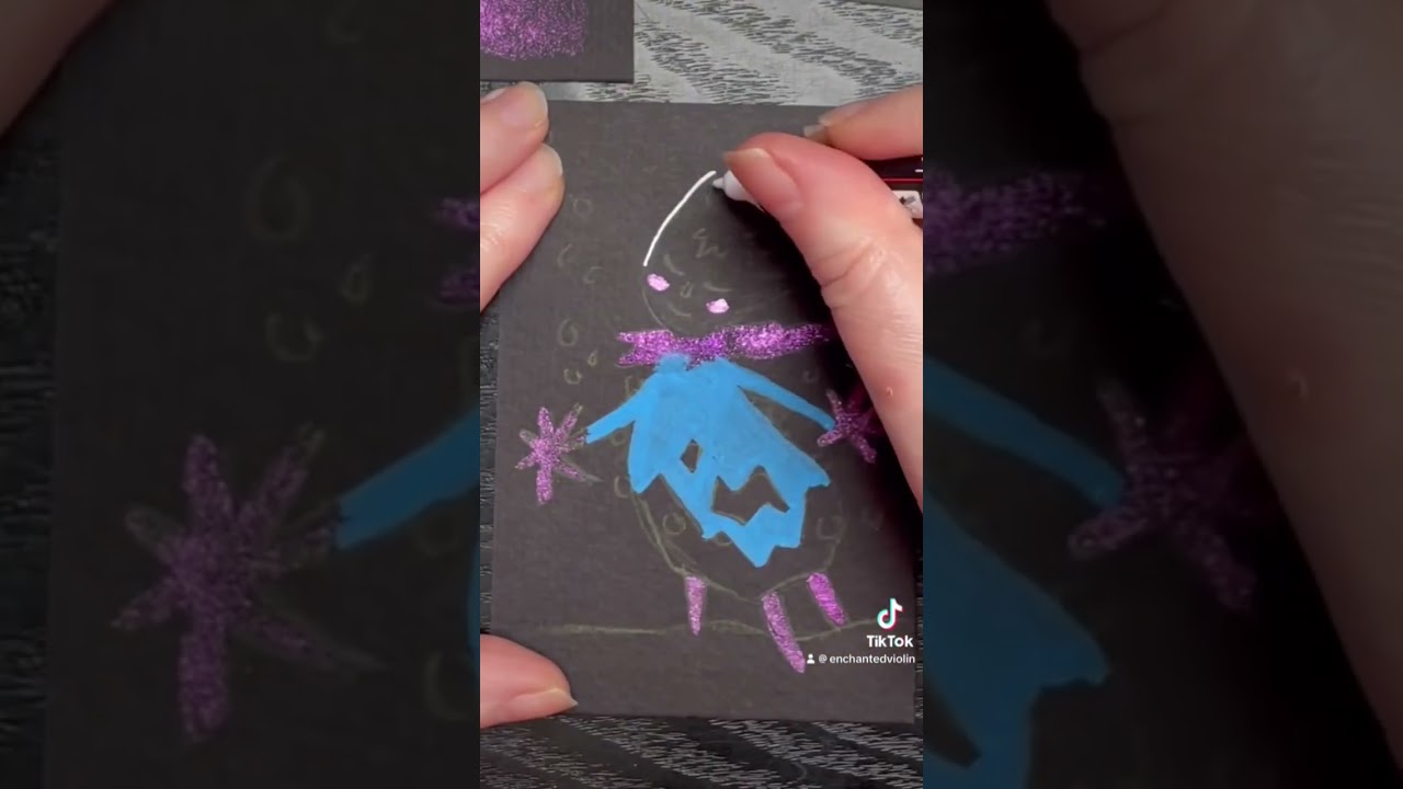 Drawing The Lady of the Cold from Tove Jansson’s Moomin