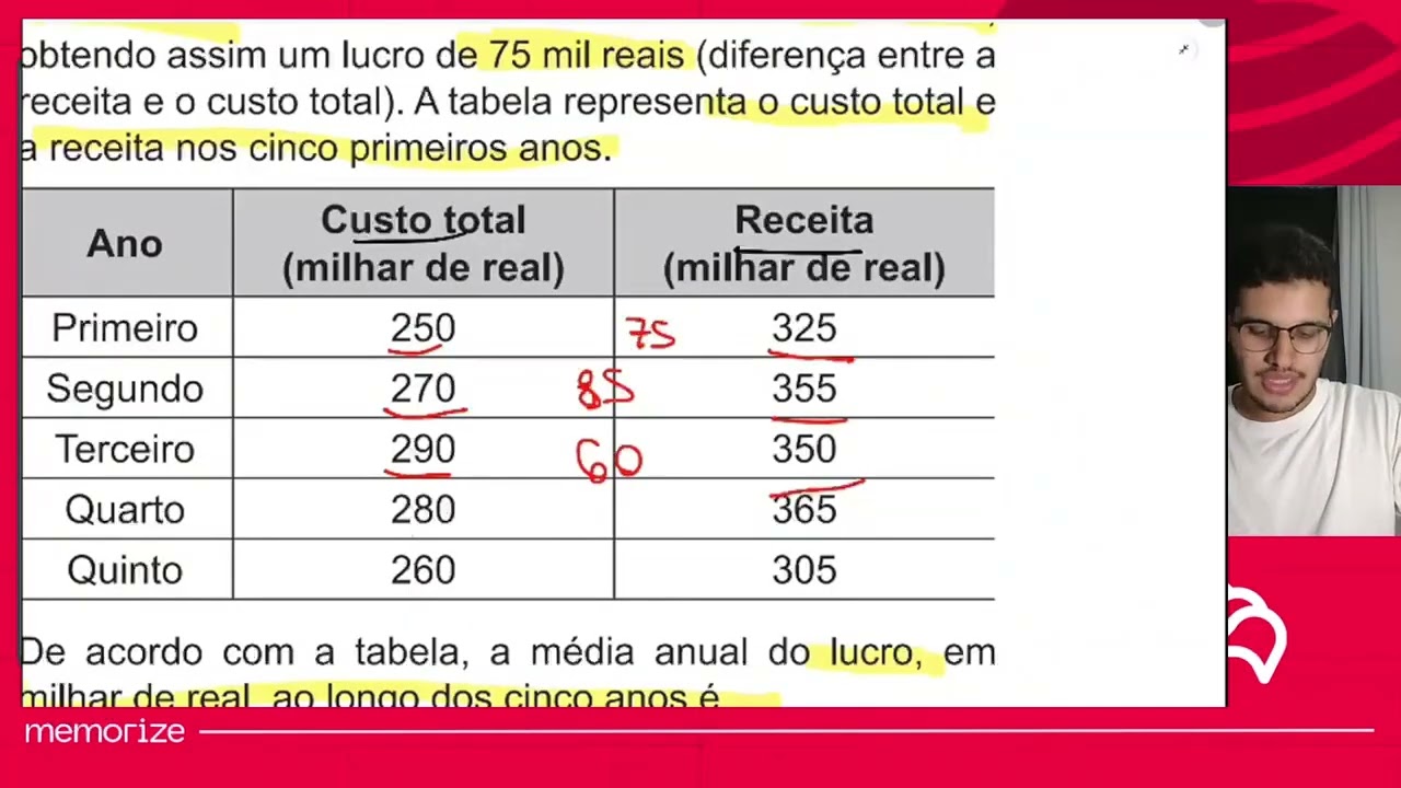 Resolução em Vídeo — Questão 169 ENEM 2018 PPL