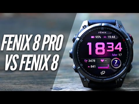 Garmin Fenix 8 Pro vs Fenix 8 : les différences
