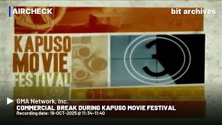 GMA CDO - Commercial Break during Kapuso Movie Festival [19-OCT-2025]