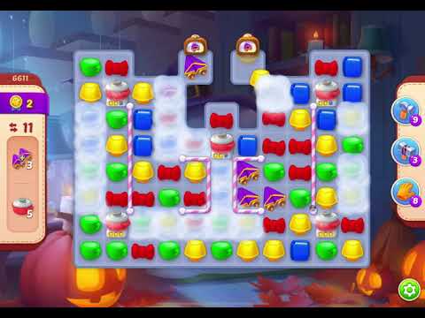 HomeScapes Level 6611 no boosters (12 moves)