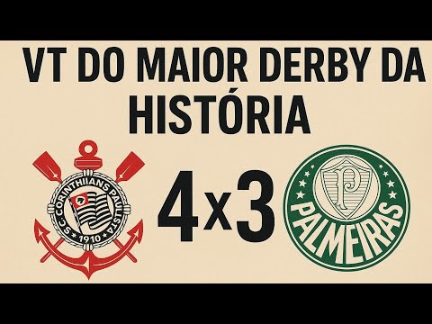 Corinthians 4 x 3 Palmeiras - 25 / 04 / 1971 - Campeonato Paulista 