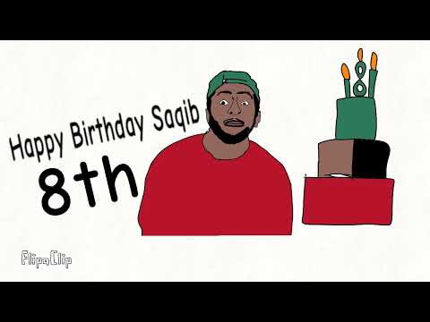 Happy Birthday Saqib 8th