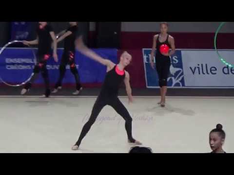 Olena DIACHENKO (UKR) hoop - 2018 Thiais trainings (NO SOUND)
