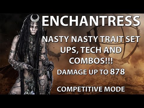Injustice 2: Enchantress advanced trait tech, setup, hard blockables and new combos (to 878).