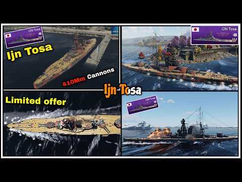 War Thunder Mobile – IJN Tosa | The Battleship with 10×410mm Guns & Long Lance Torpedoes! ⚓️