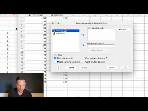 Mann–Whitney U Test on SPSS (2026) – A Psychology Example