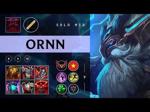 Ornn Mid vs Qiyana - VN Grandmaster Patch 25.23