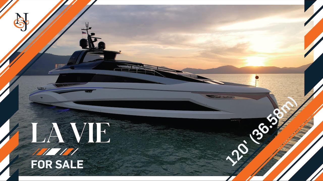 LA VIE 120' (36.58m) Tecnomar - Promo Video