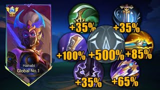 Download lagu GLOBAL HANABI NEW ABNORMAL BURST DAMAGE BUILD!!🔥 HANABI BEST 1 HIT BUILD 2025! mp3