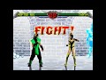 Mortal Kombat Anthology MK1 Reptile Playthrough