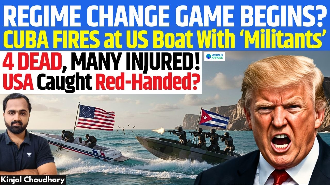 Regime Change Plot Exposed? Cuba Fires At US Boat: 4 Dead! Calls them Armed Insurgents! Kinjal