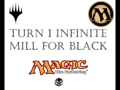 MTG Turn 1 Infinite Mill Combo for Black Magic: the Gathering