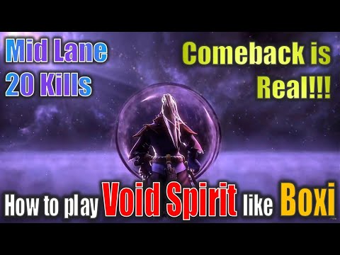 Boxi RISES from the Ashes! Void Spirit Rapier Carry (20 Kills!)
