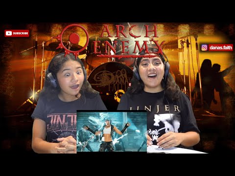 Two Girls React To Arch Enemy - Deceiver, Deceiver (OFFICIAL VIDEO) **MINI VIDEO SCREEN**
