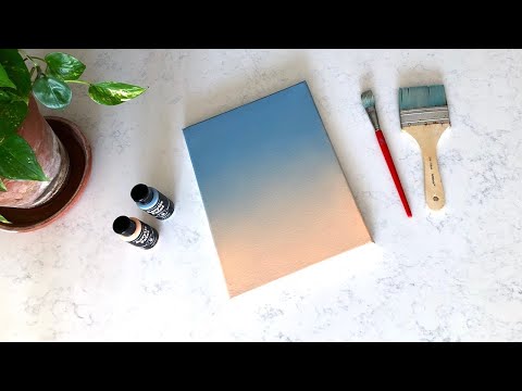 How to Blend Acrylic Paints on Canvas