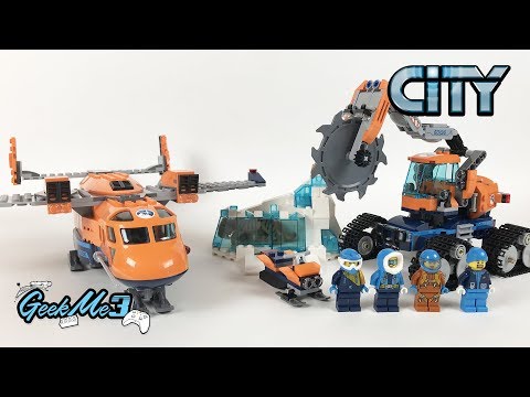 Vidéo LEGO City 60196 : L'avion de ravitaillement arctique